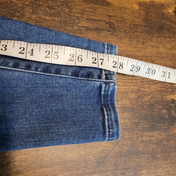 J Jill Jeans Sz 8 Legging 5 Pocket Mid Rise Medium Dark Wash Comfort Stretch - Picture 8 of 10